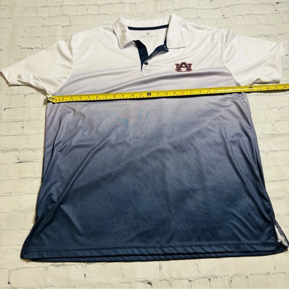 Auburn Tigers Men's XL Colosseum Magic Team Logo Polo Shirt Performance